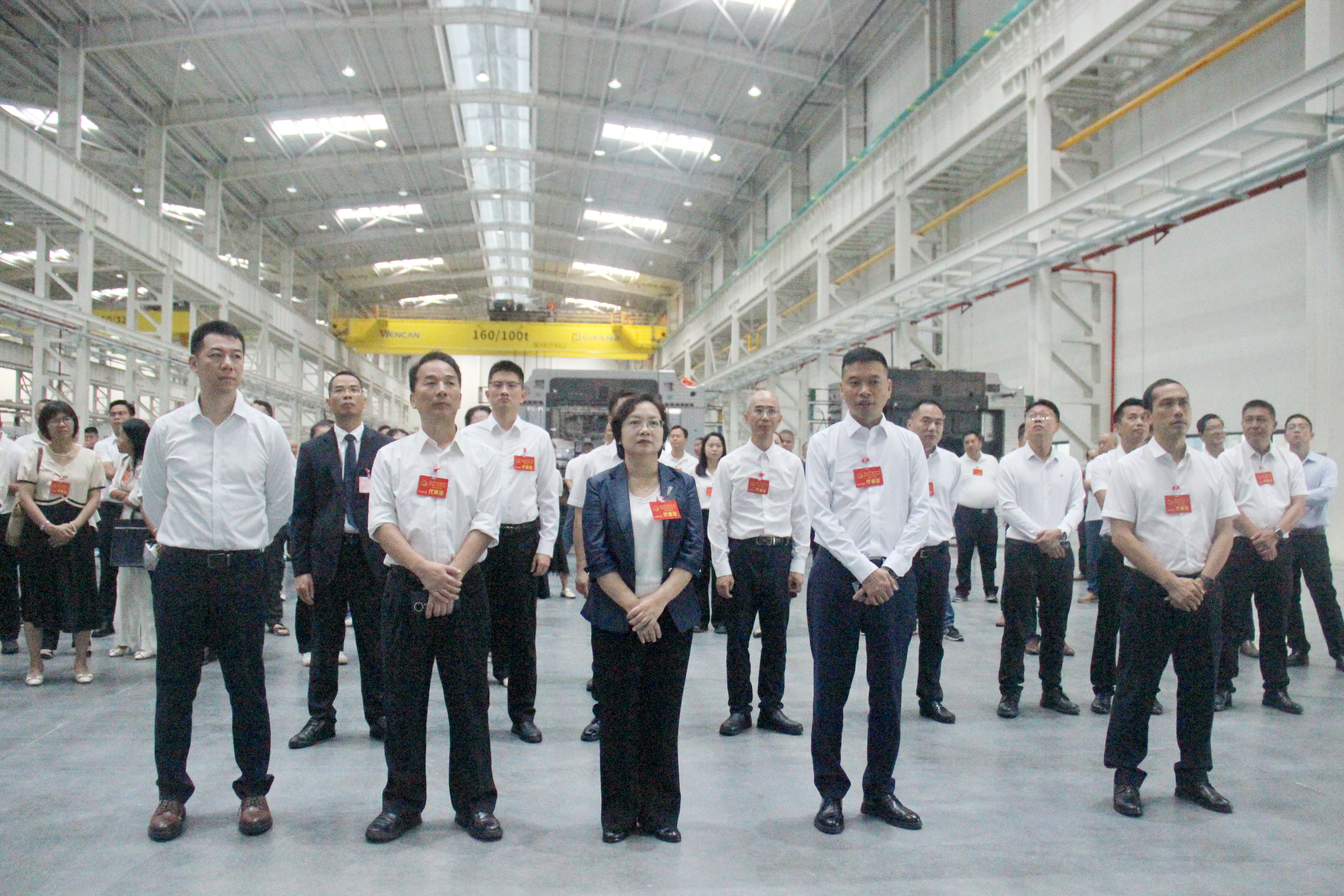 里水镇人大代表一行莅临张氏通洲电子集团开展视察调研活动